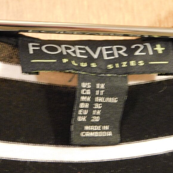 Black and White Strip Tank Maxi Dress Cotton 1 X - Picture 4 of 5